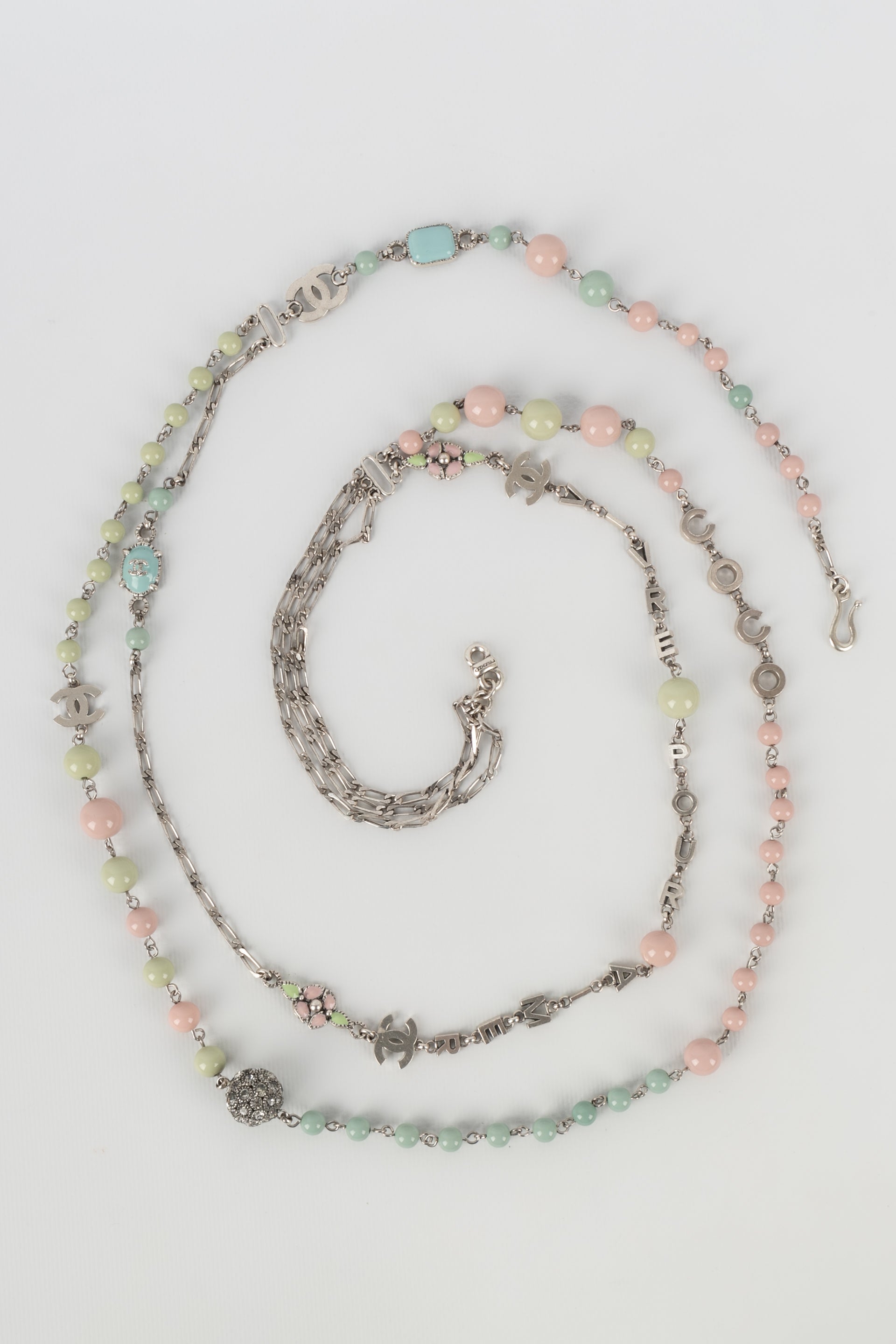 Collier pastel Chanel CroisiÃƒÆ’Ã‚Â¨re 2003