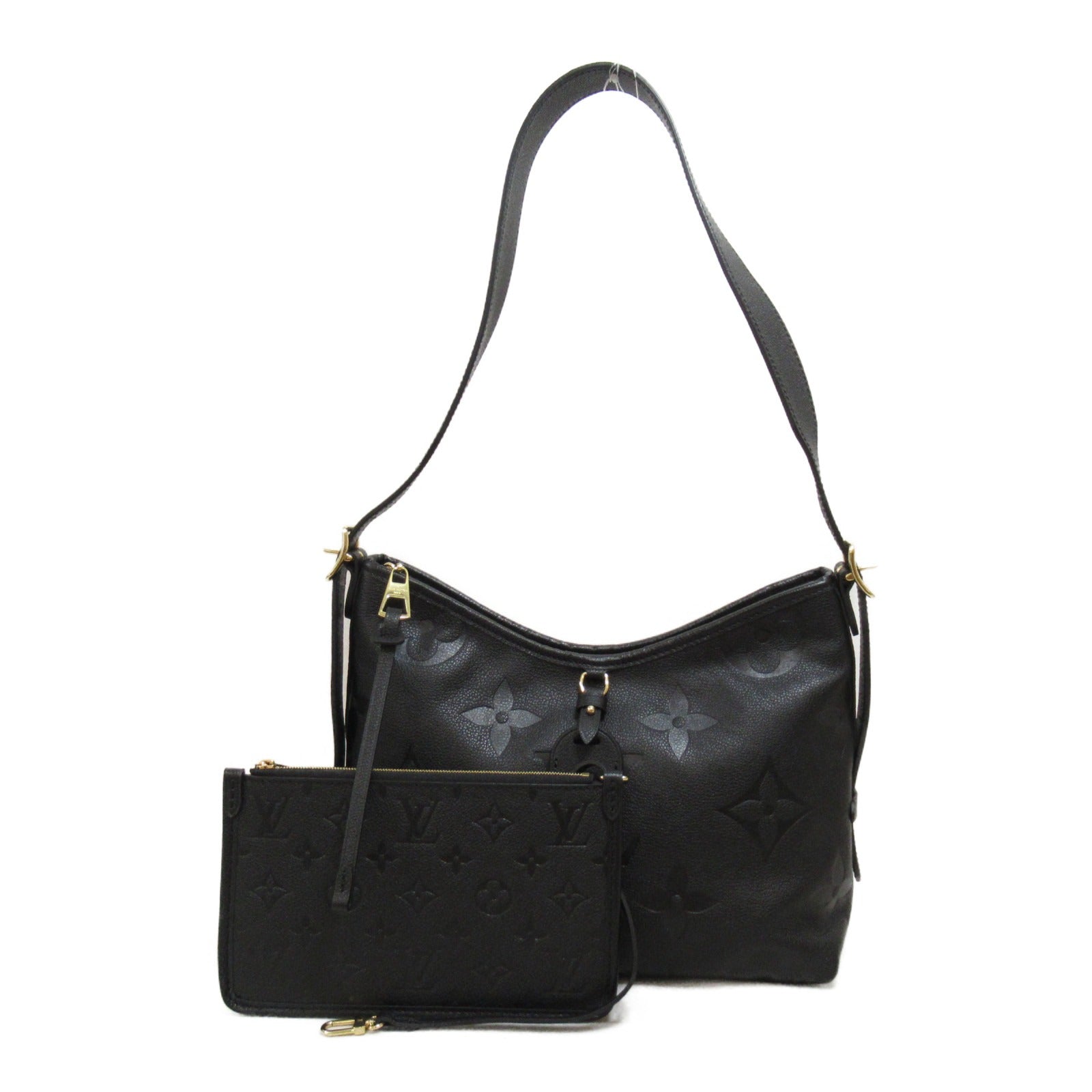 Louis Vuitton Louis Vuitton Carry All Zip NM PM Shoulder Bag Shoulder Bag Leather Monogram Emplant  Black M46288