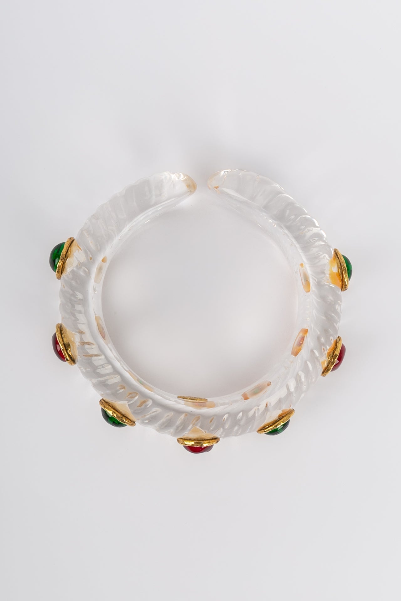 Bracelet en lucite Chanel