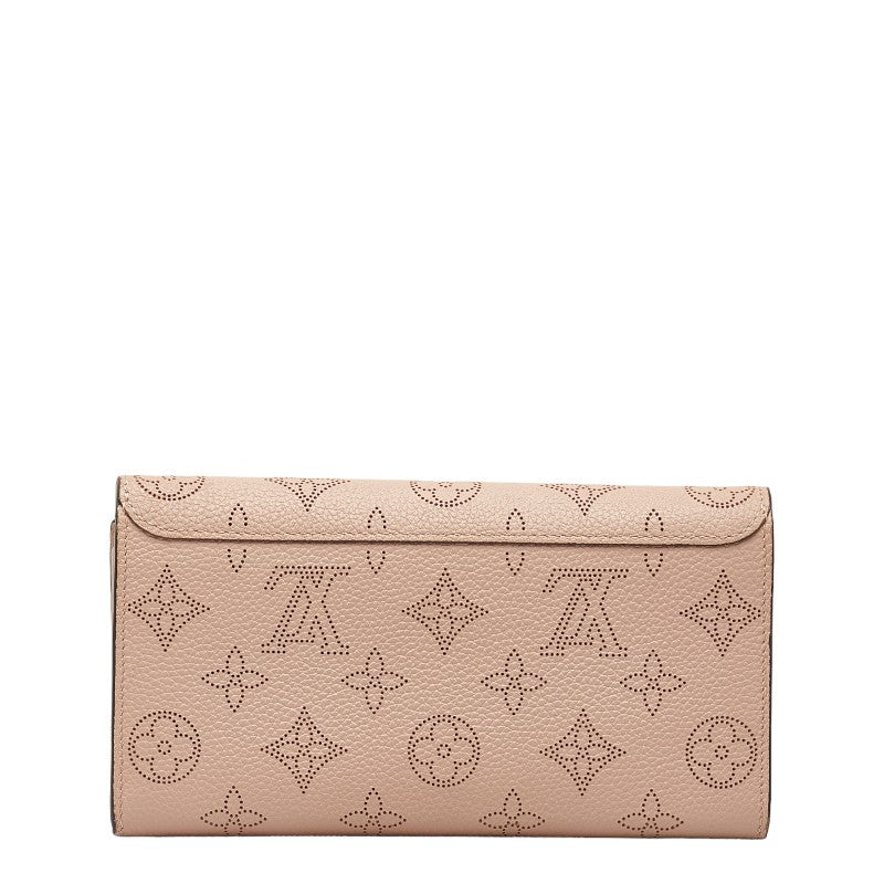 Louis Vuitton Monogram Machina Portefolio Iris Long Wallet M60145 Magnolia Pink Leather  Louis Vuitton