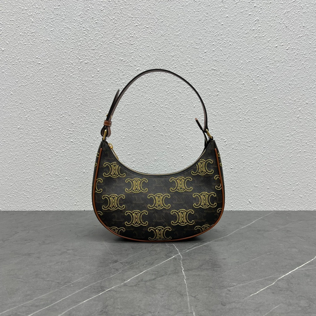 GLAMI Ava Bag In Triomphe Canvas Xl Brown For Women 9in/23.5cm