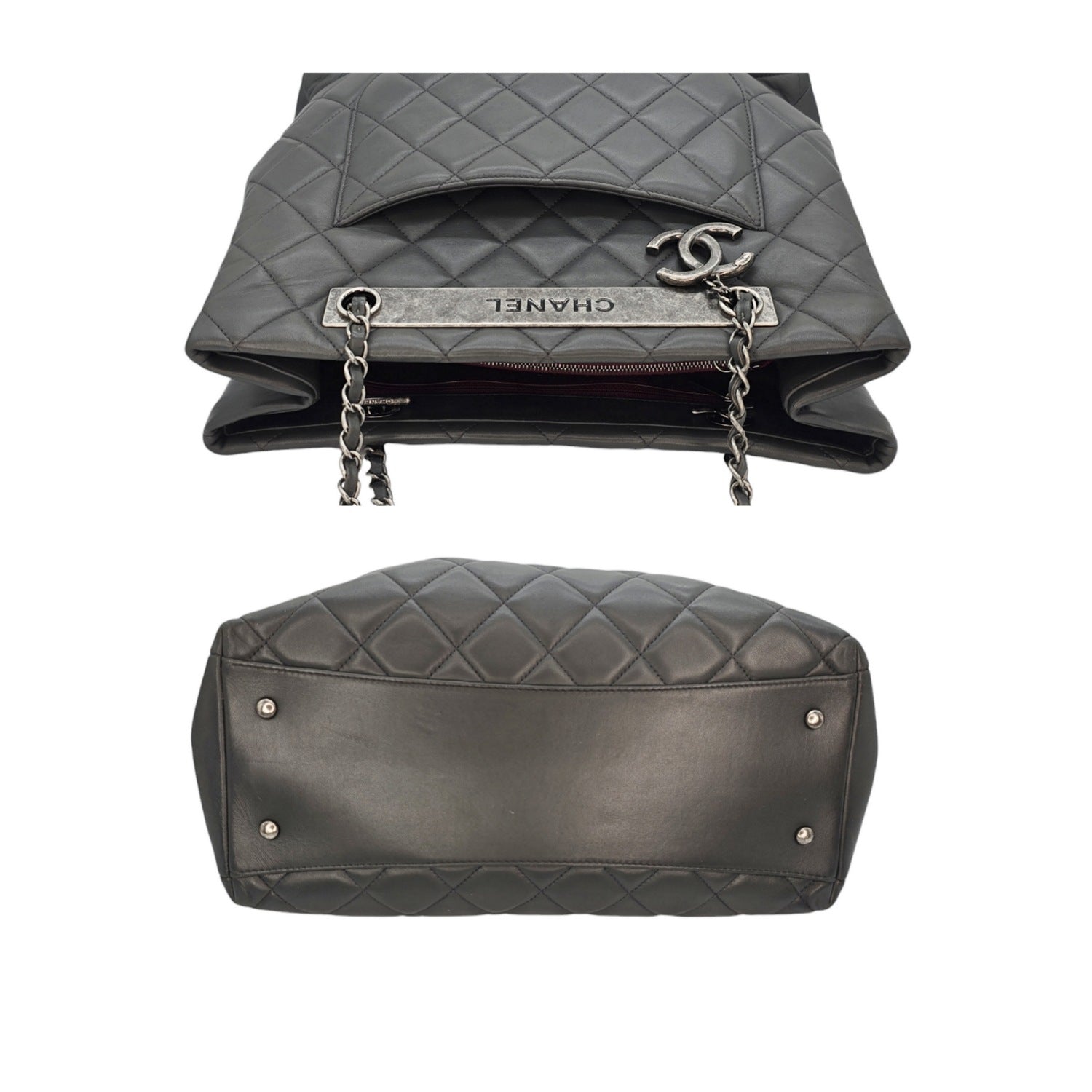 CHANEL Trendy CC Diamond Quilted Shopping Tote