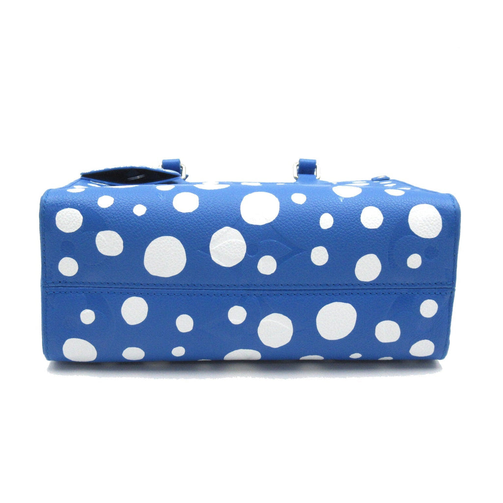 Louis Vuitton LV x YK On The Go PM 2w Shoulder Bag Leather Monogram Emplant  Blue/White M46424