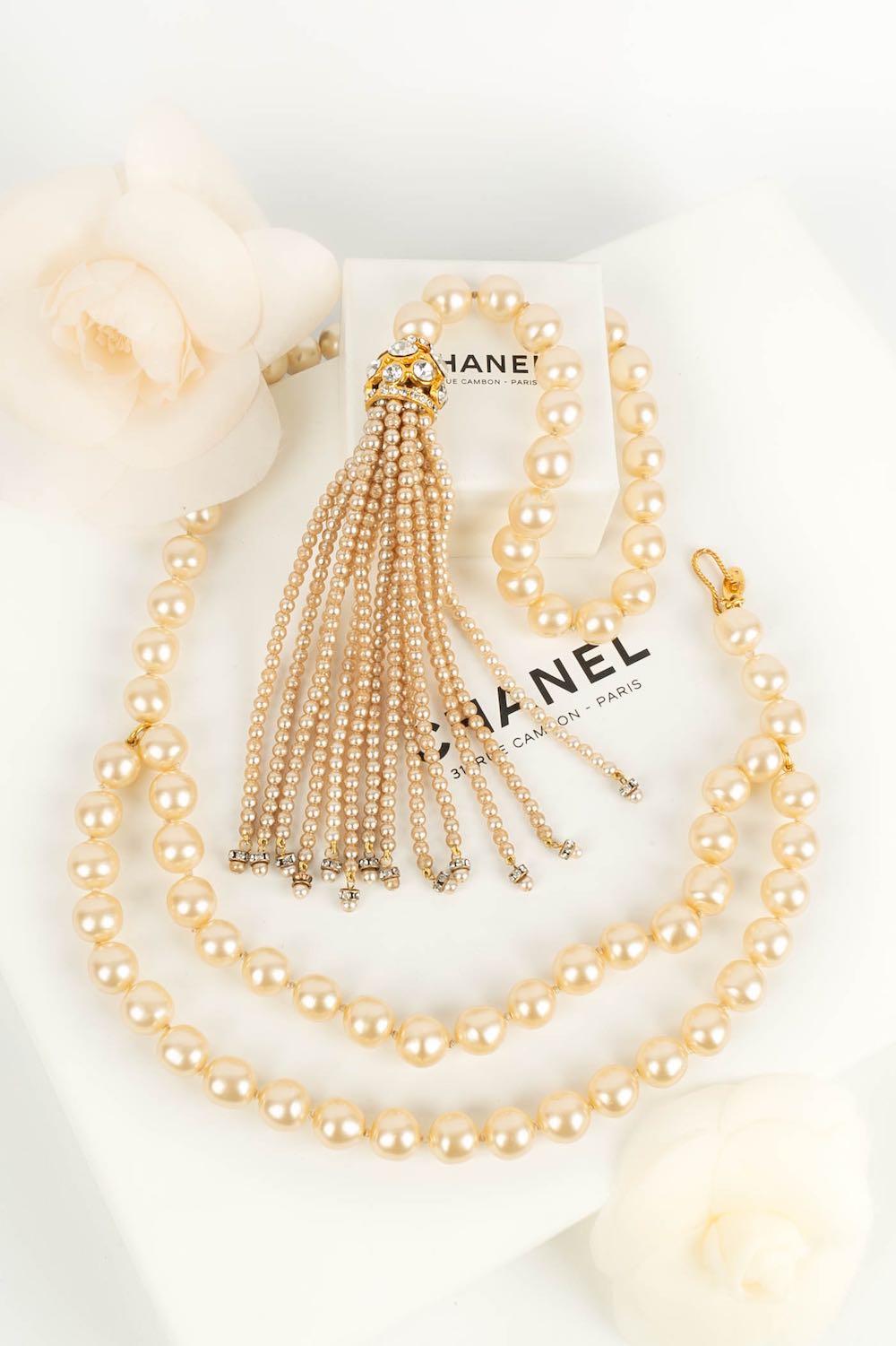 Ceinture perles Chanel 1980's