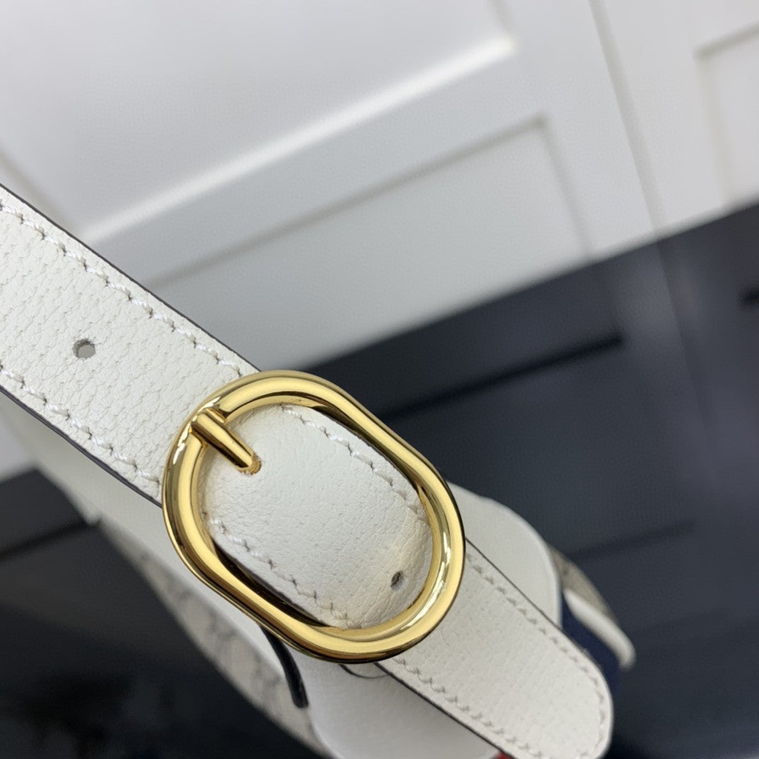 Glami OphiGLAMIa Glami Mini Bag Beige And Ebony Glami Supreme Canvas For Women 7.9in/20cm Glami 658551 96IWG 9794