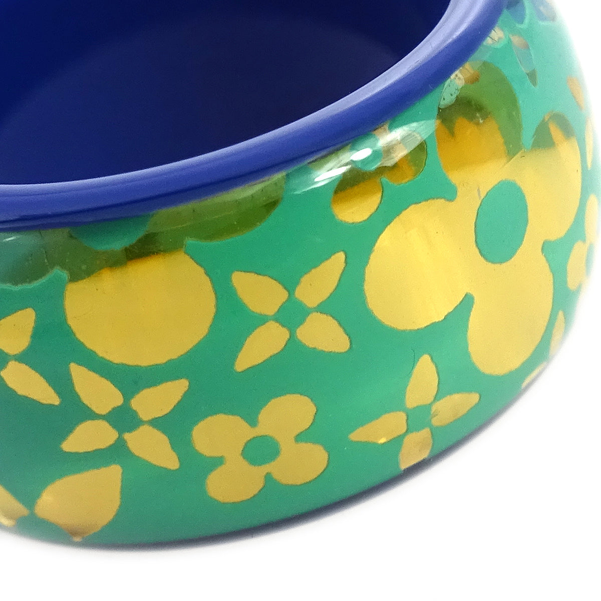 Louis Vuitton 2011 Blue Burg Tropical Cocktail Ring #56 M66297