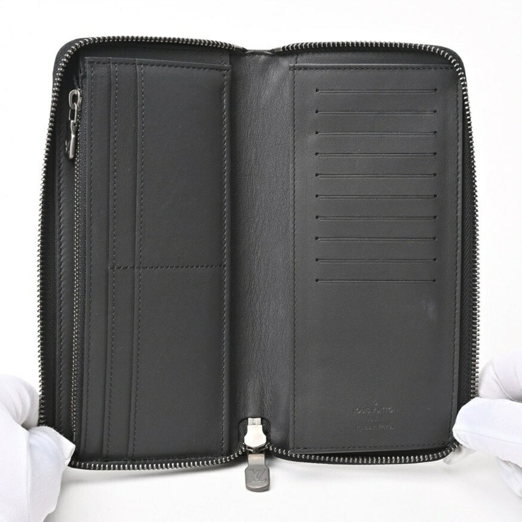 Louis Vuitton Zippy Wallet Vertical  Leather Wallet