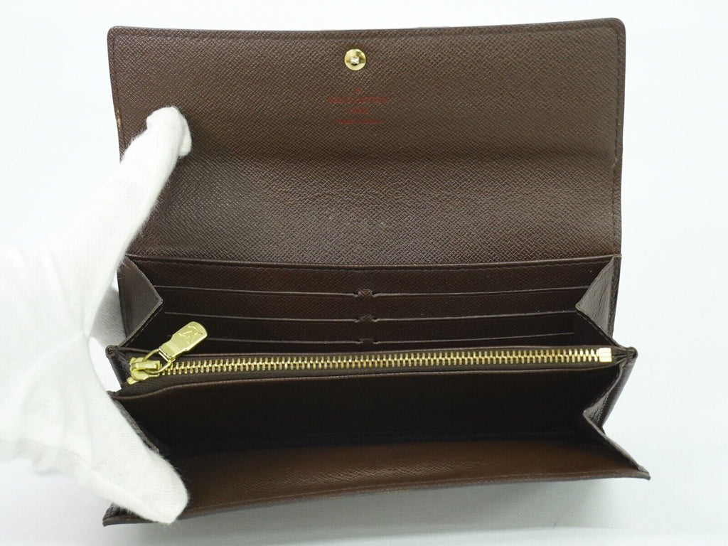 Louis Vuitton Sarah  Canvas Wallet