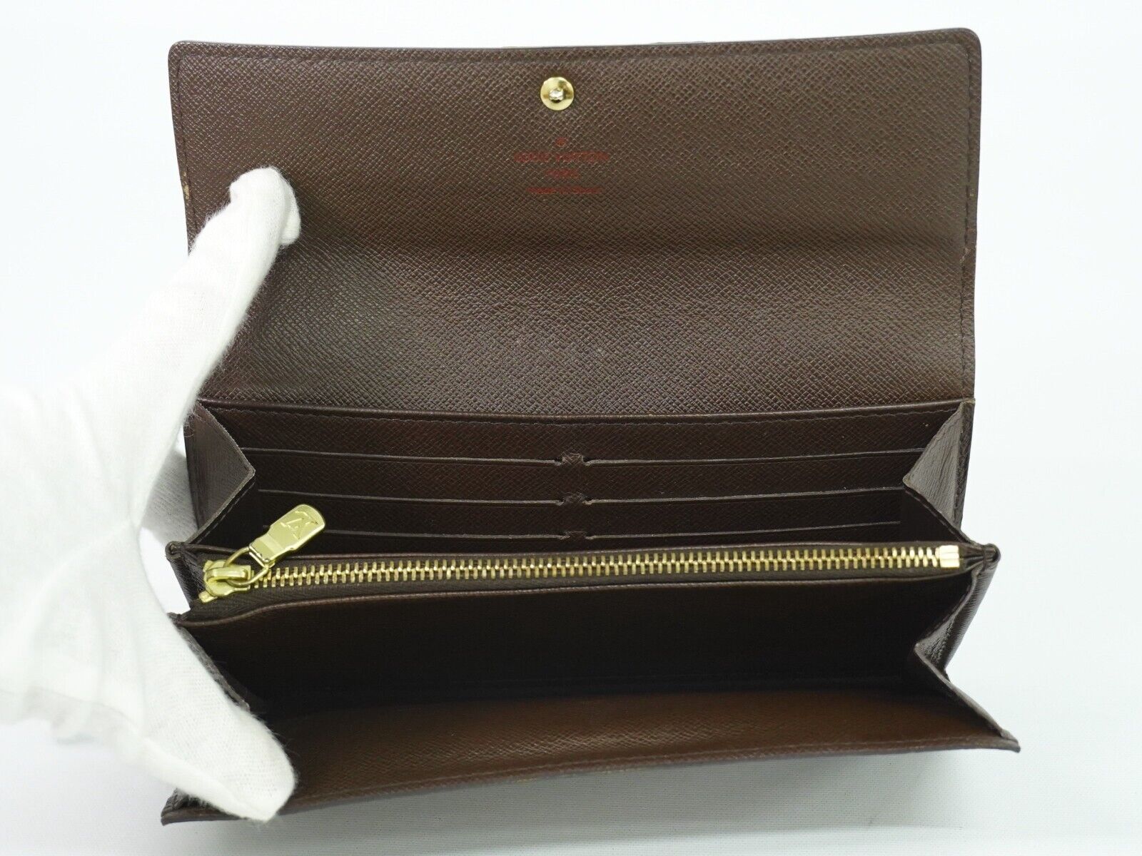 Louis Vuitton Sarah  Canvas Wallet