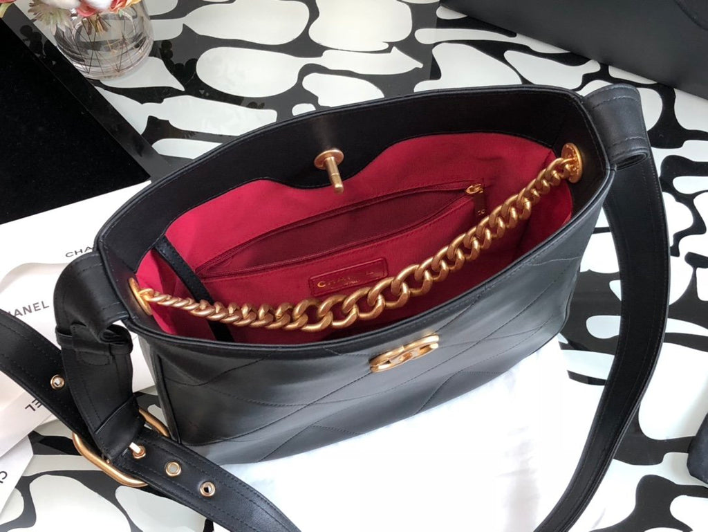 CHL Co-Co Shoulder Bag Black For Women 11.4in/29cm