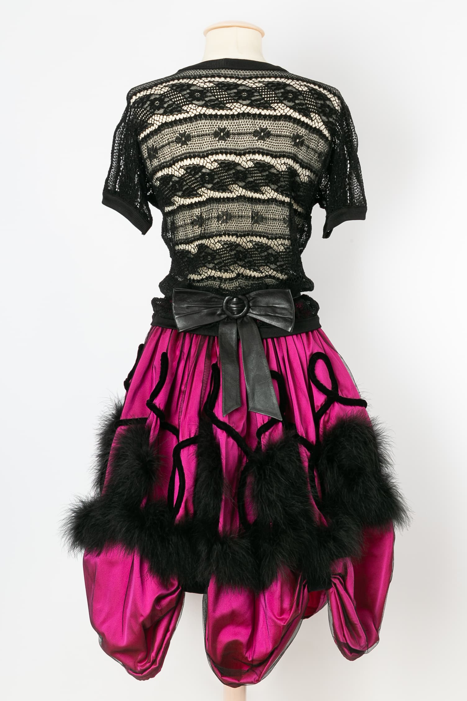 Ensemble Chantal Thomass dÃƒÆ’Ã‚Â©filÃƒÆ’Ã‚Â© 1988
