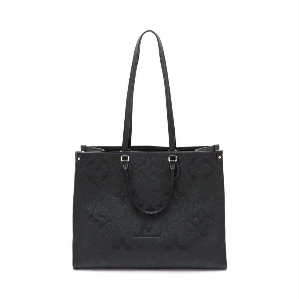 Louis Vuitton Noir Monogram Empreinte Leather OnTheGo GM [Clearance Sale]