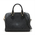 Louis Vuitton Noir Monogram Empreinte Leather Speedy Bandouliere 25 [Clearance Sale]