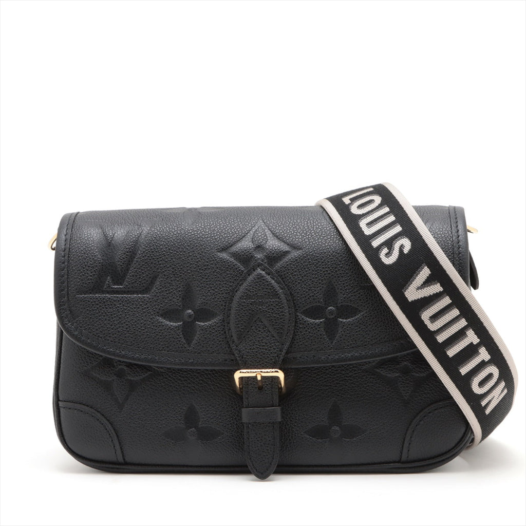 Louis Vuitton Noir Monogram Empreinte Leather Diane [Clearance Sale]