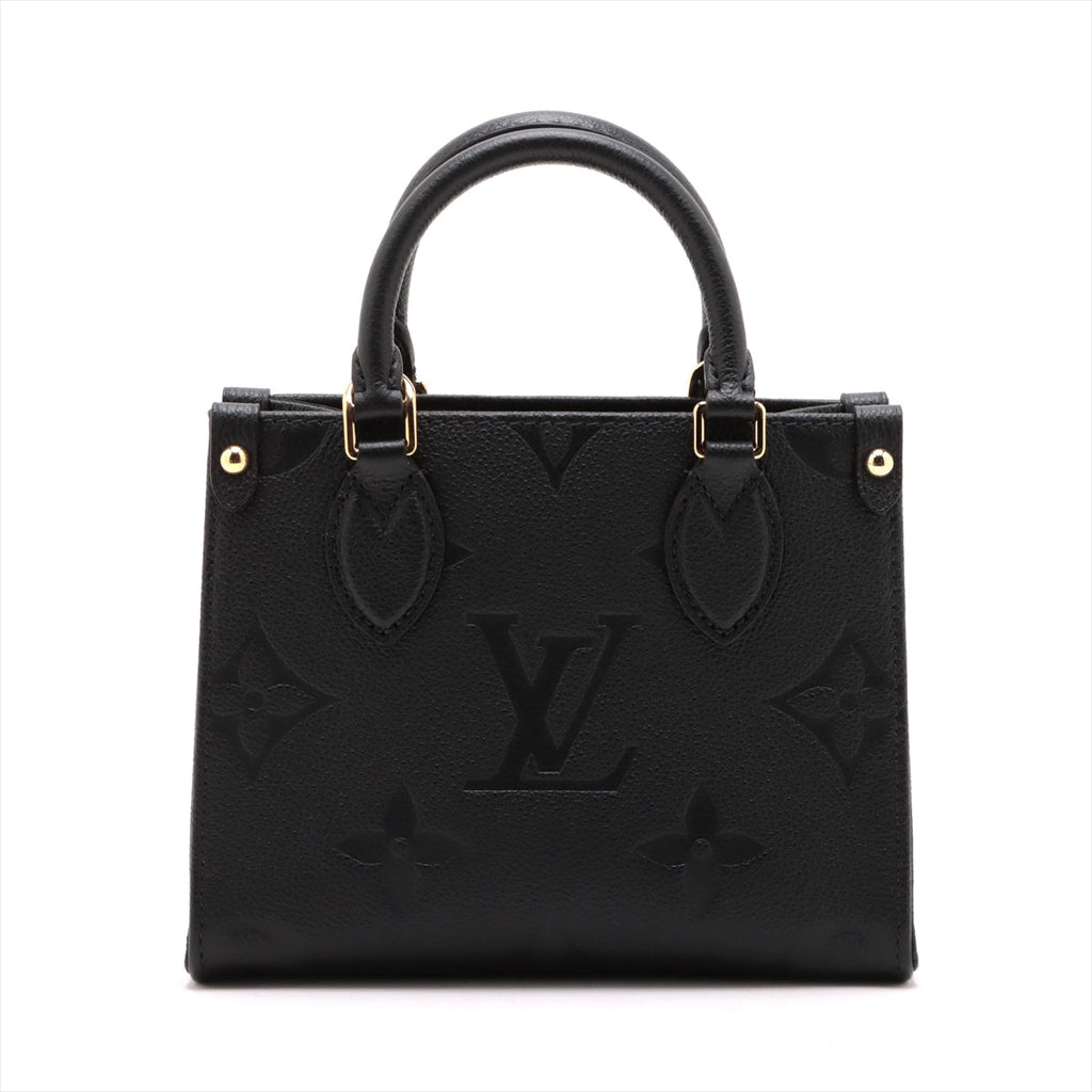 Louis Vuitton Noir Monogram Empreinte Leather OnTheGo BB [Clearance Sale]