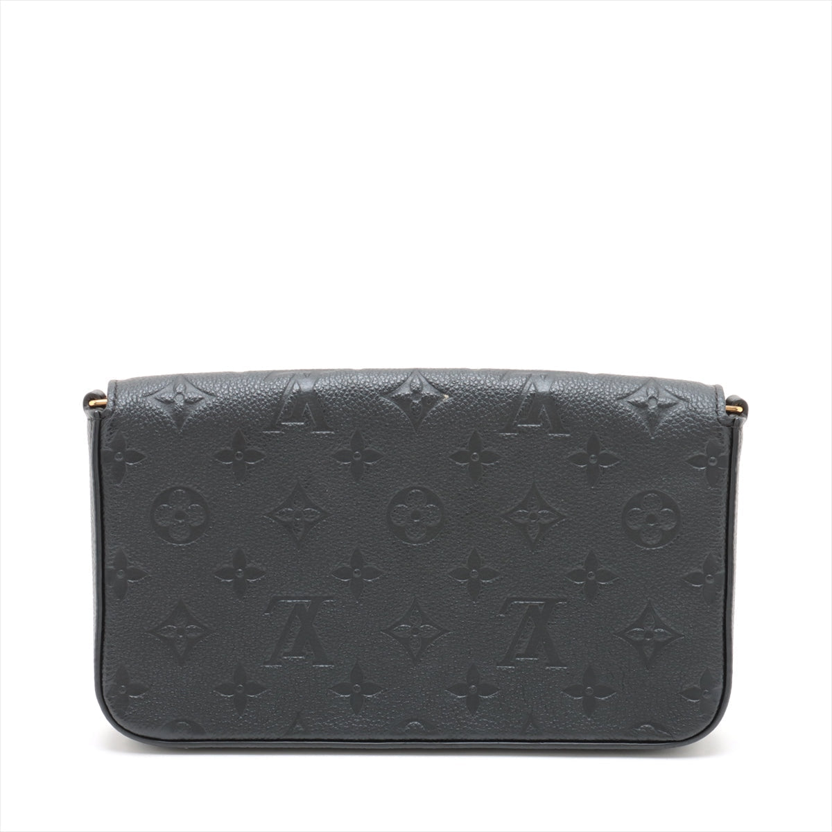 Louis Vuitton Noir Monogram Empreinte Leather Felicie Pochette [Clearance Sale]