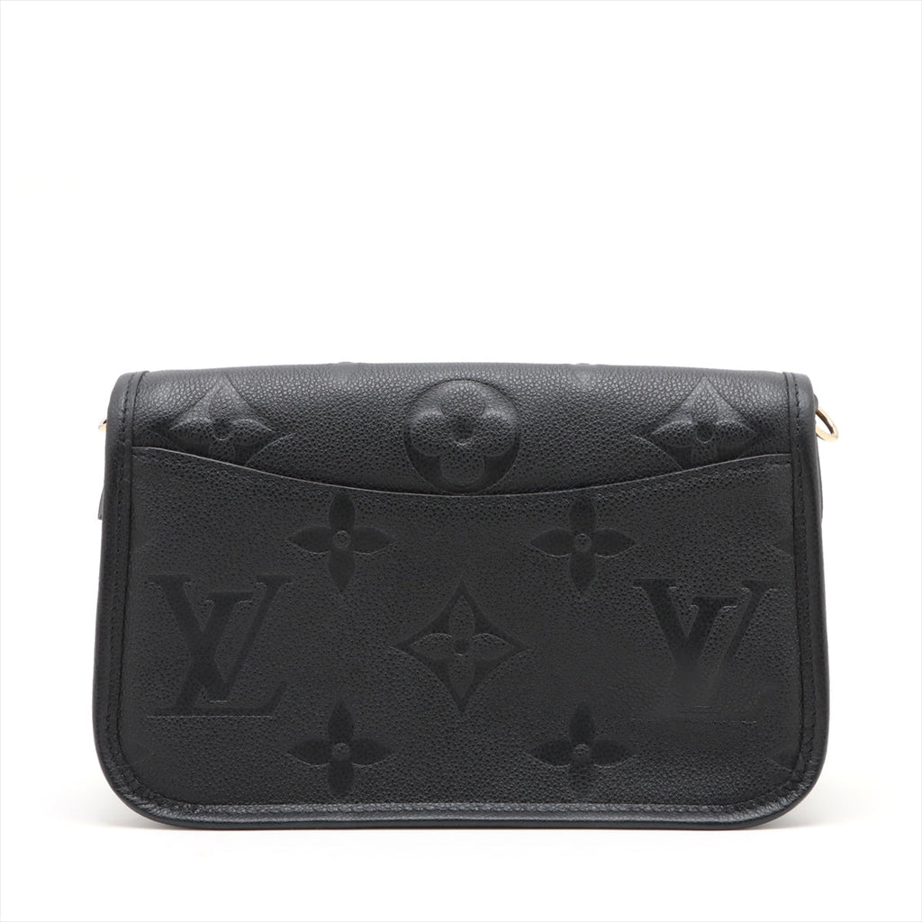 Louis Vuitton Noir Monogram Empreinte Leather Diane [Clearance Sale]
