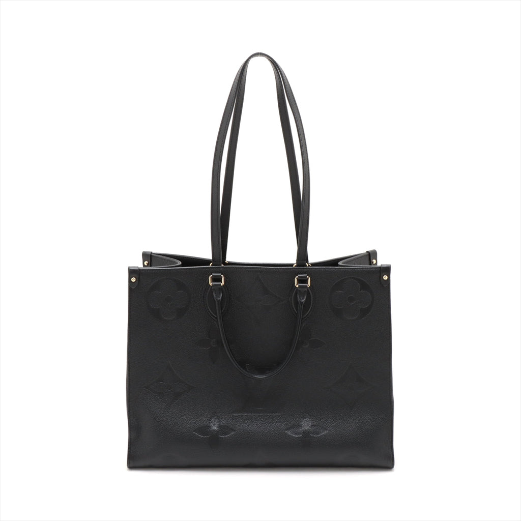 Louis Vuitton Noir Monogram Empreinte Leather OnTheGo GM [Clearance Sale]