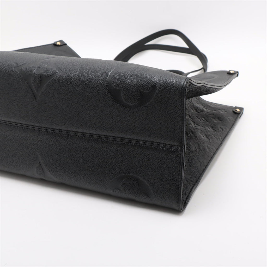 Louis Vuitton Noir Monogram Empreinte Leather OnTheGo GM [Clearance Sale]