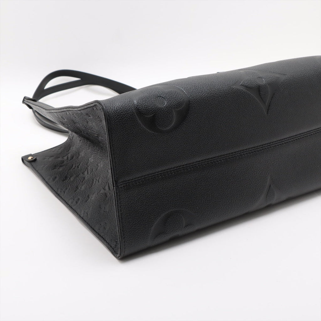 Louis Vuitton Noir Monogram Empreinte Leather OnTheGo GM [Clearance Sale]
