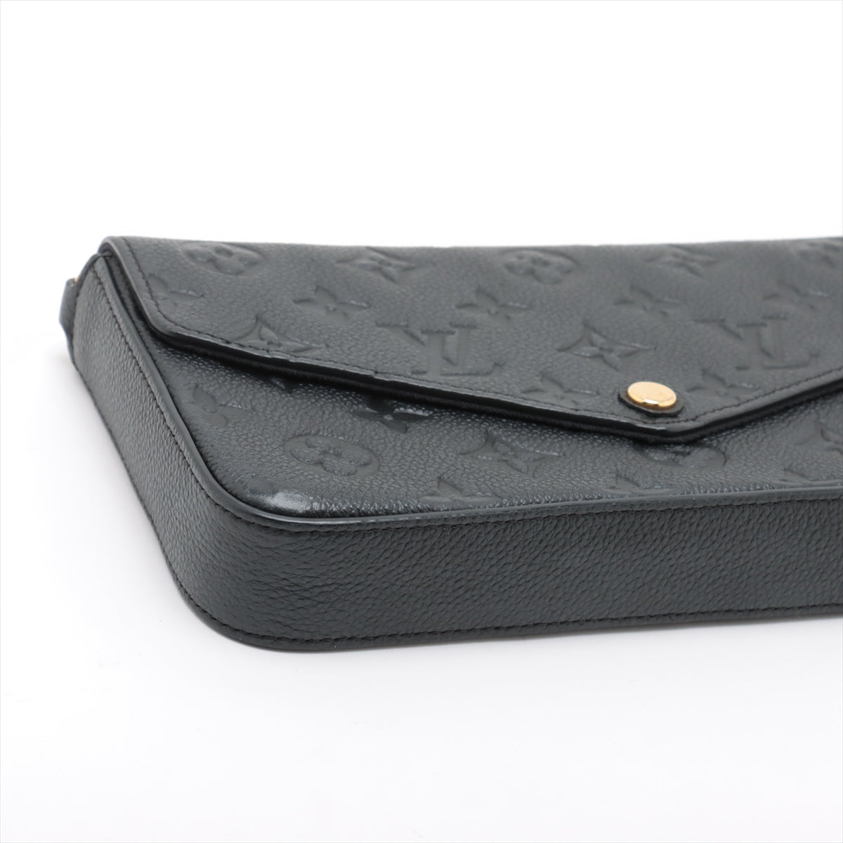 Louis Vuitton Noir Monogram Empreinte Leather Felicie Pochette [Clearance Sale]