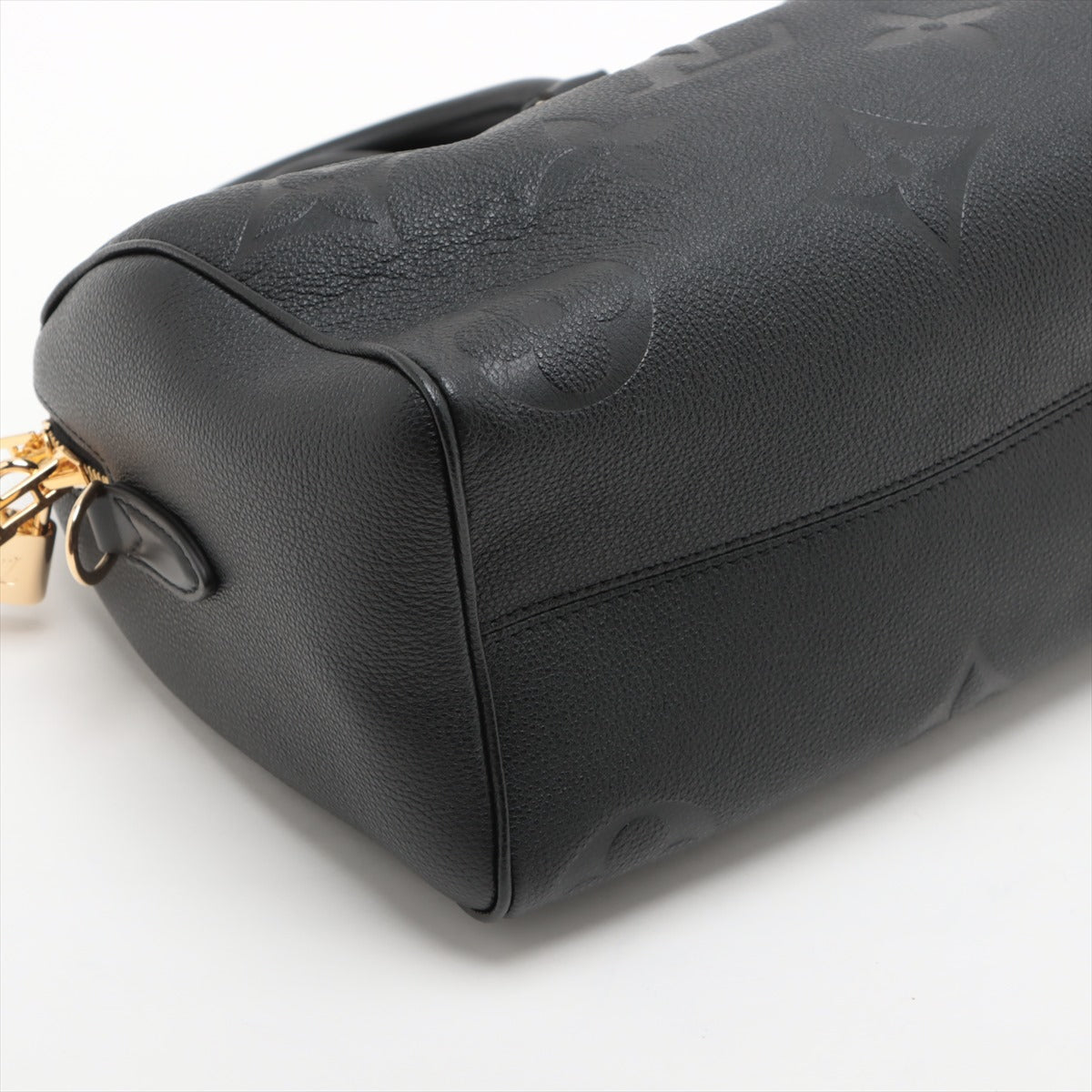 Louis Vuitton Noir Monogram Empreinte Leather Speedy Bandouliere 25 [Clearance Sale]