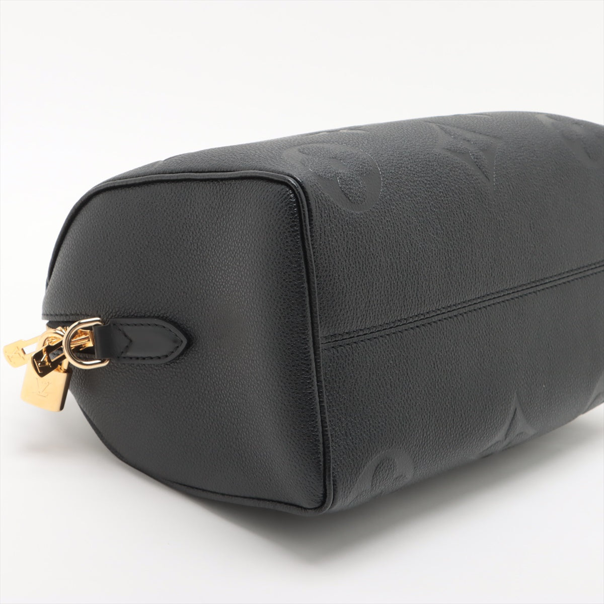 Louis Vuitton Noir Monogram Empreinte Leather Speedy Bandouliere 25 [Clearance Sale]