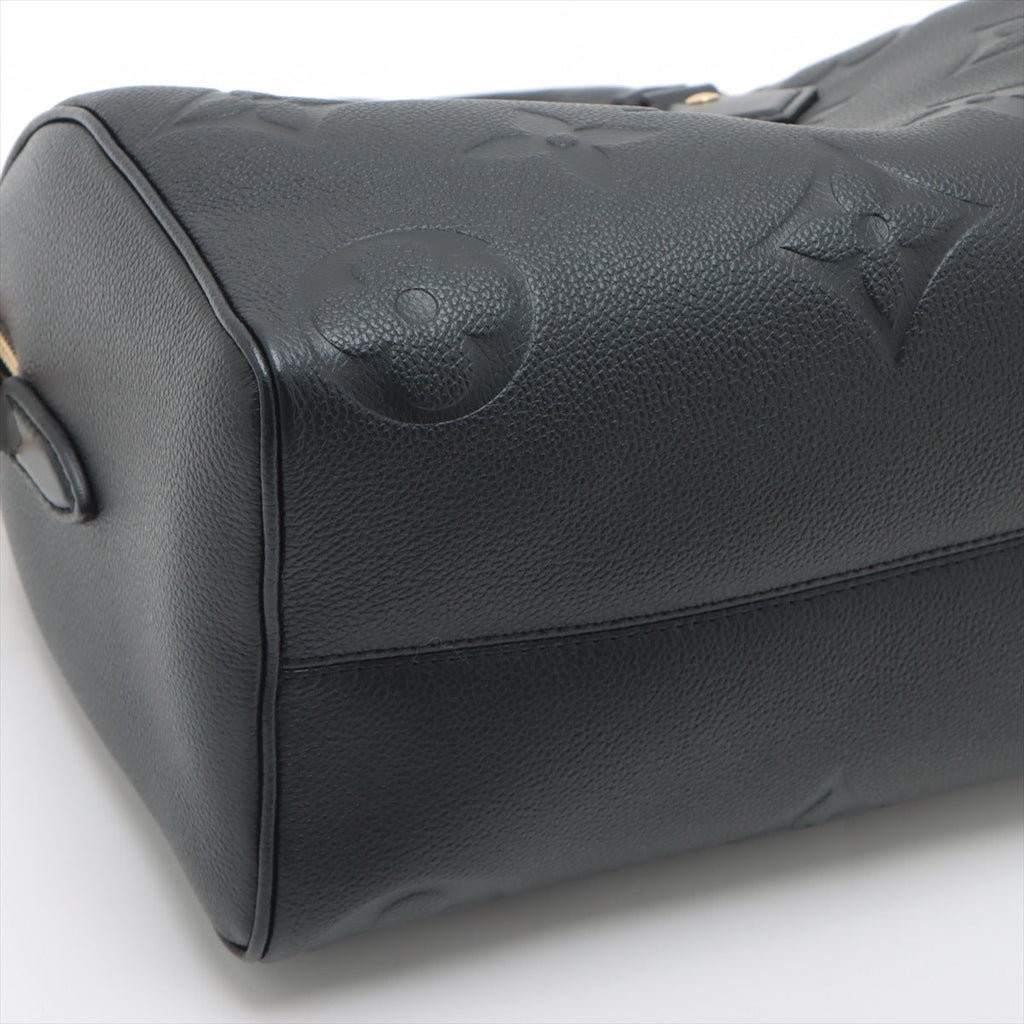 Louis Vuitton Noir Monogram Empreinte Leather Speedy bandouliere 25 [Clearance Sale]