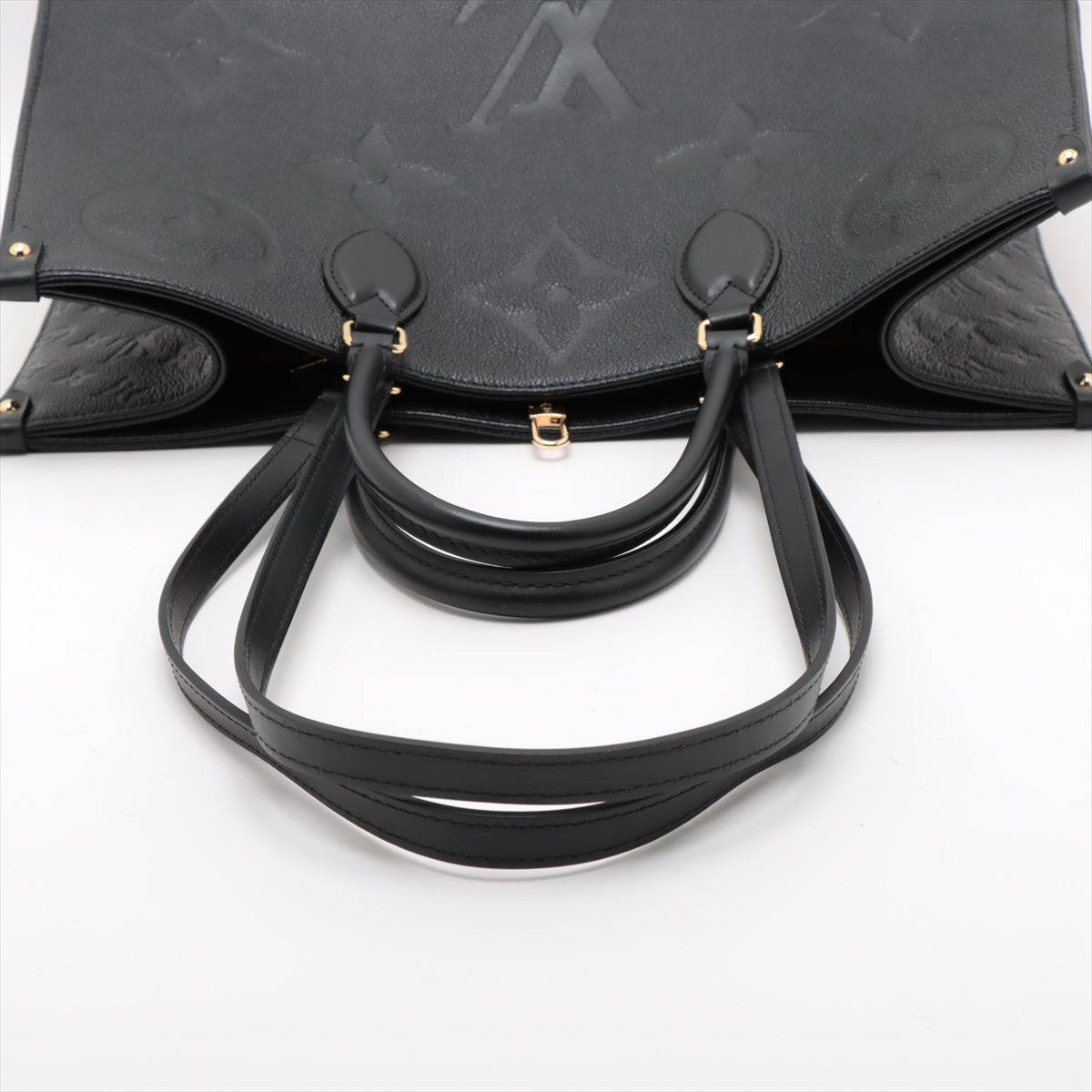 Louis Vuitton Noir Monogram Empreinte Leather OnTheGo GM [Clearance Sale]