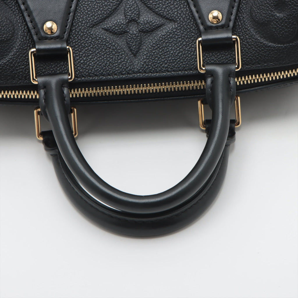 Louis Vuitton Noir Monogram Empreinte Leather Speedy bandouliere 25 [Clearance Sale]