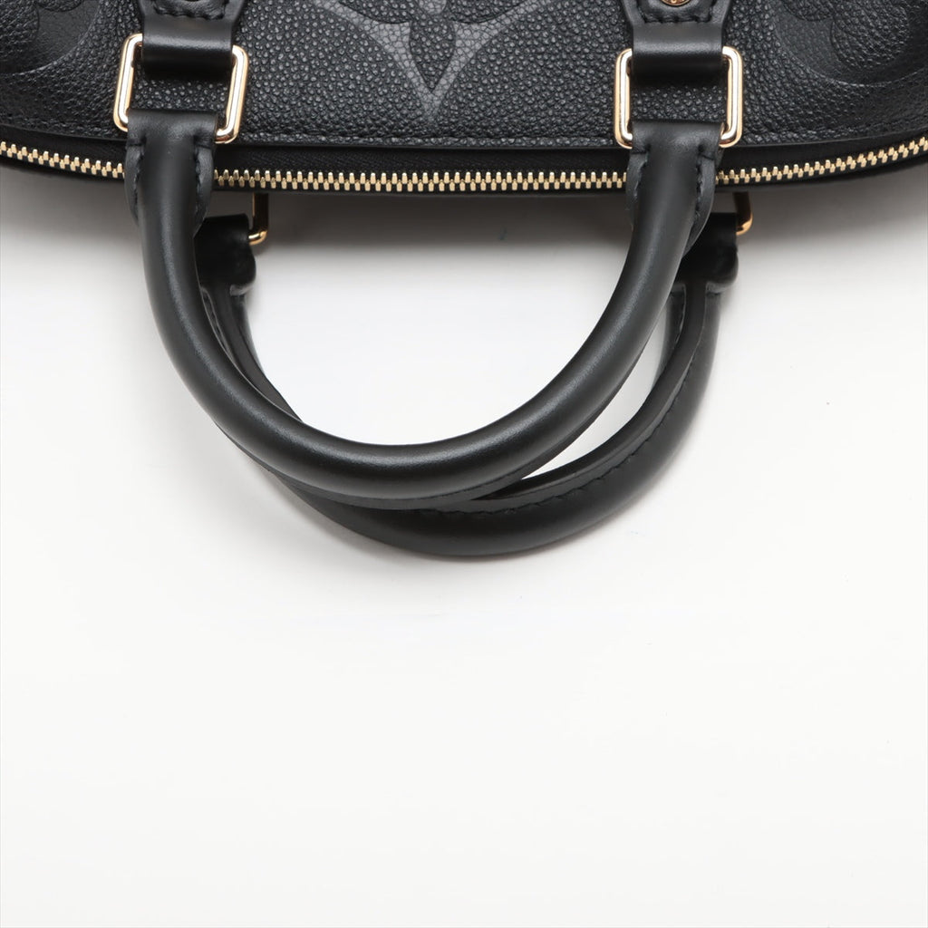 Louis Vuitton Noir Monogram Empreinte Leather Speedy Bandouliere 25 [Clearance Sale]