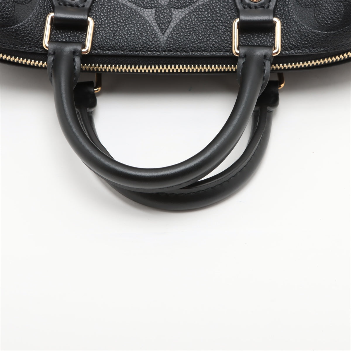Louis Vuitton Noir Monogram Empreinte Leather Speedy Bandouliere 25 [Clearance Sale]