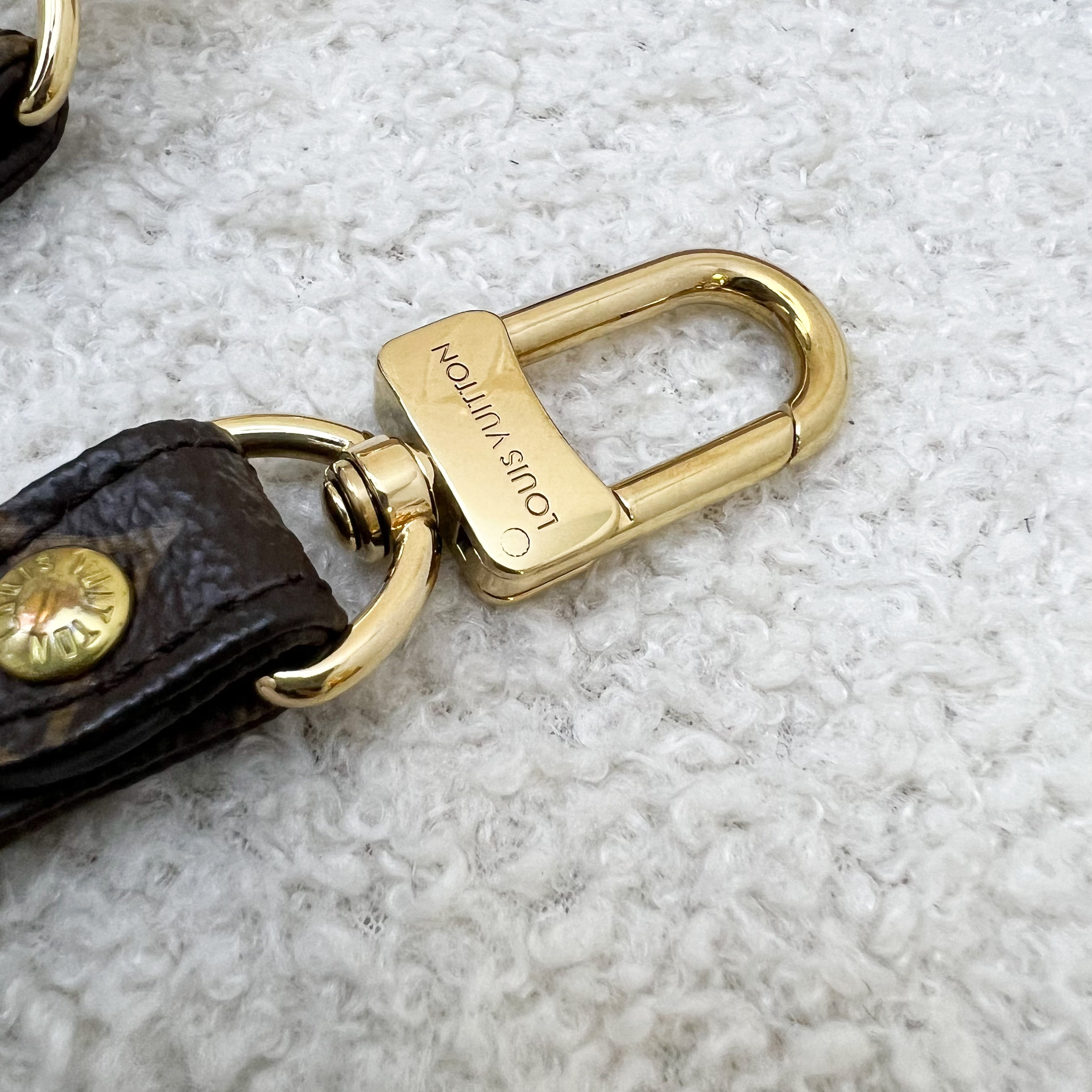 LV Bandouliere Strap in Monogram Canvas and GHW