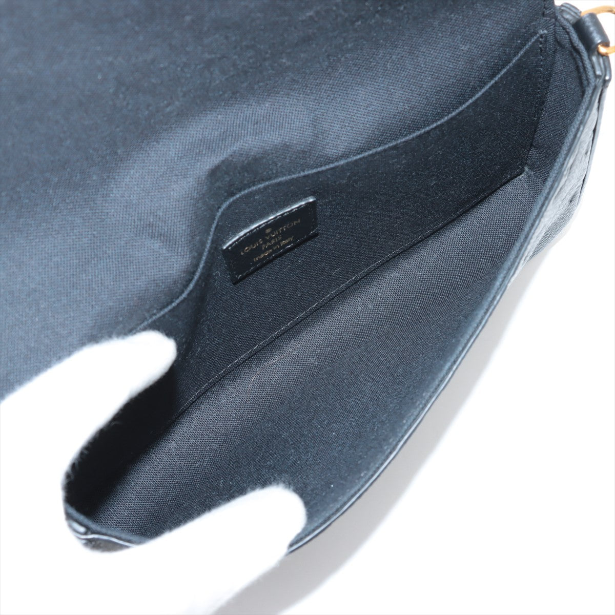 Louis Vuitton Noir Monogram Empreinte Leather Felicie Pochette [Clearance Sale]