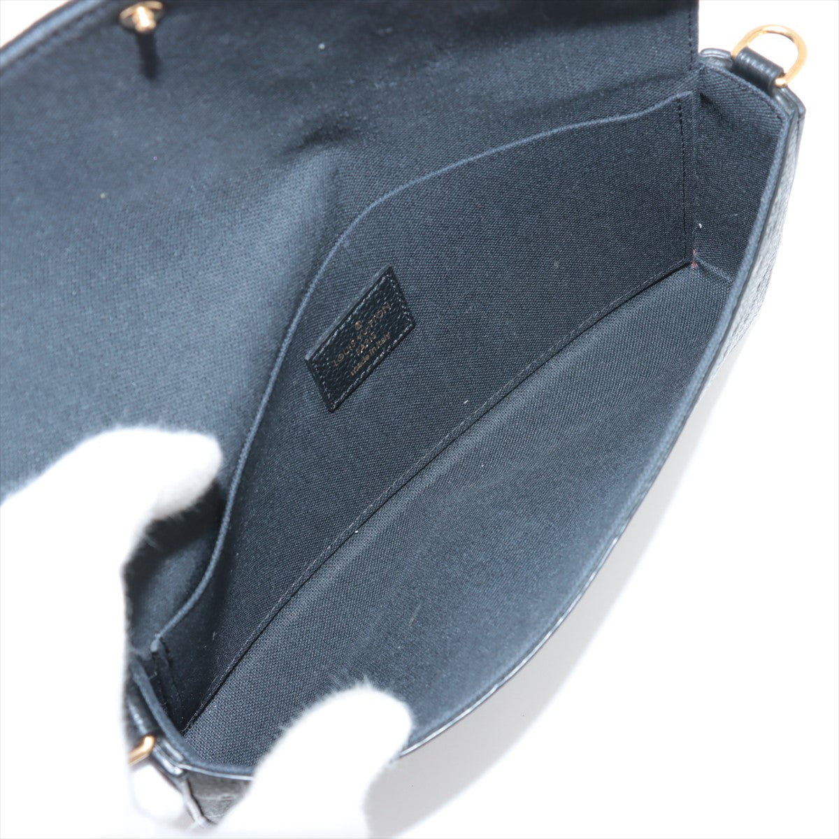 Louis Vuitton Noir Monogram Empreinte Leather Felicie Pochette [Clearance Sale]