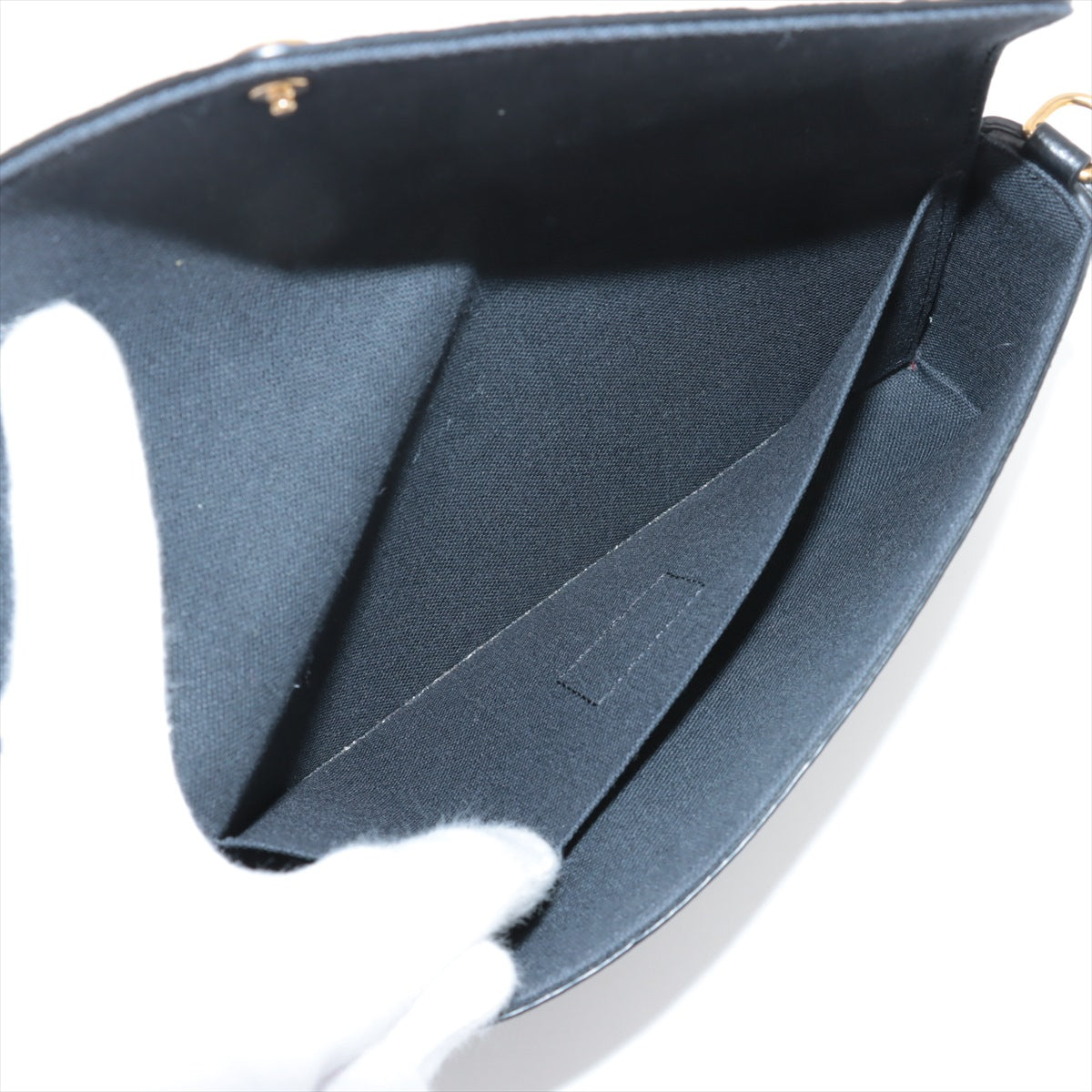 Louis Vuitton Noir Monogram Empreinte Leather Felicie Pochette [Clearance Sale]