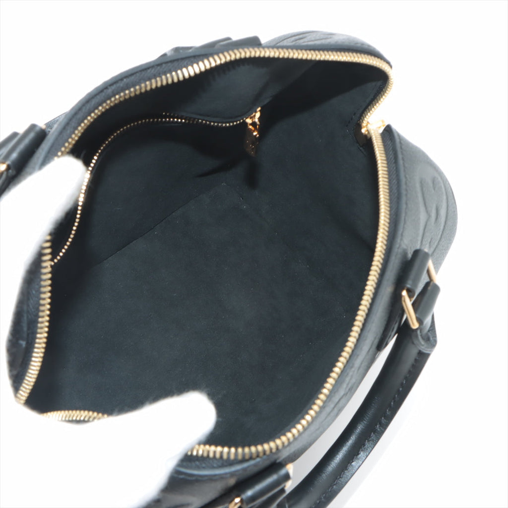 Louis Vuitton Noir Monogram Empreinte Leather Speedy bandouliere 25 [Clearance Sale]