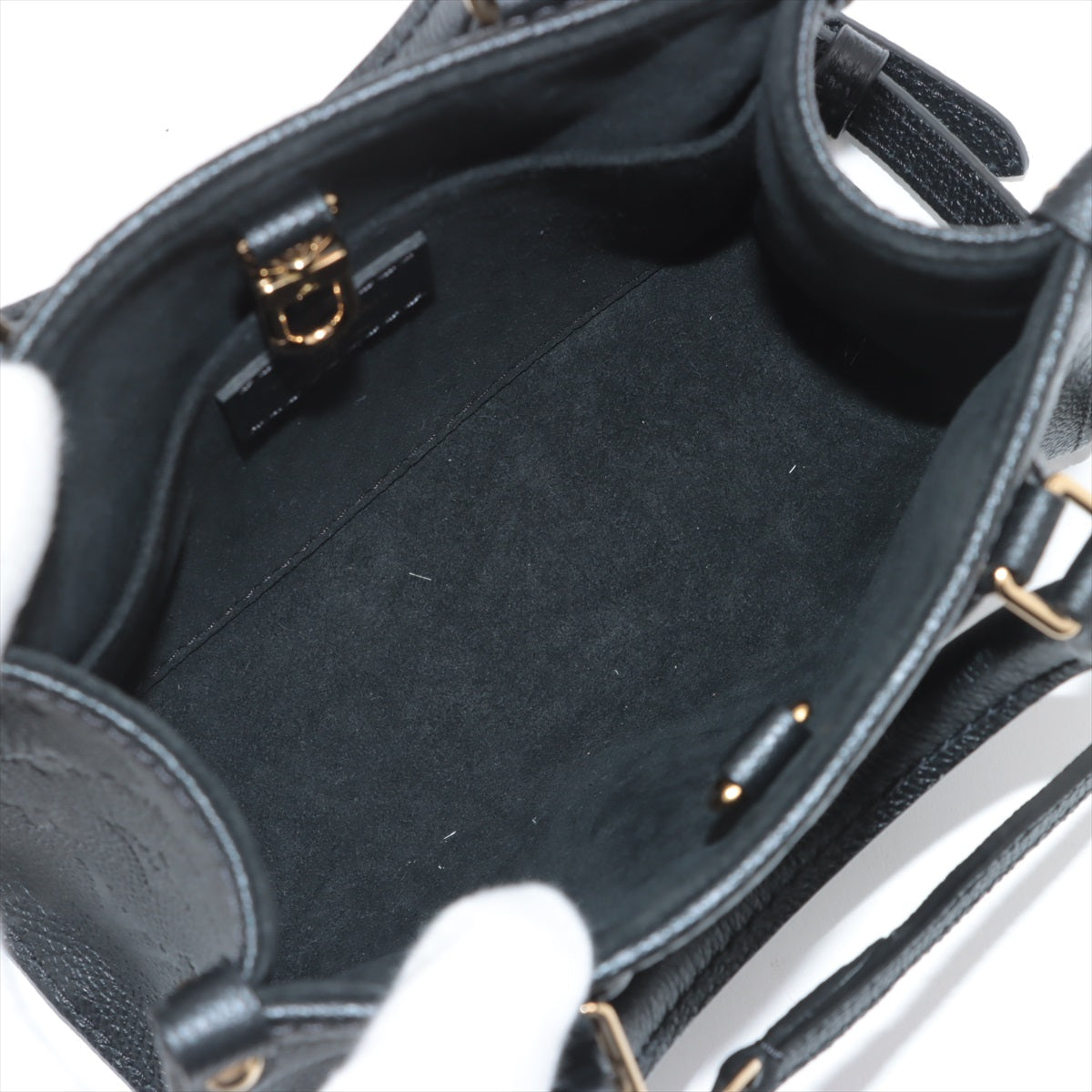 Louis Vuitton Noir Monogram Empreinte Leather OnTheGo BB [Clearance Sale]