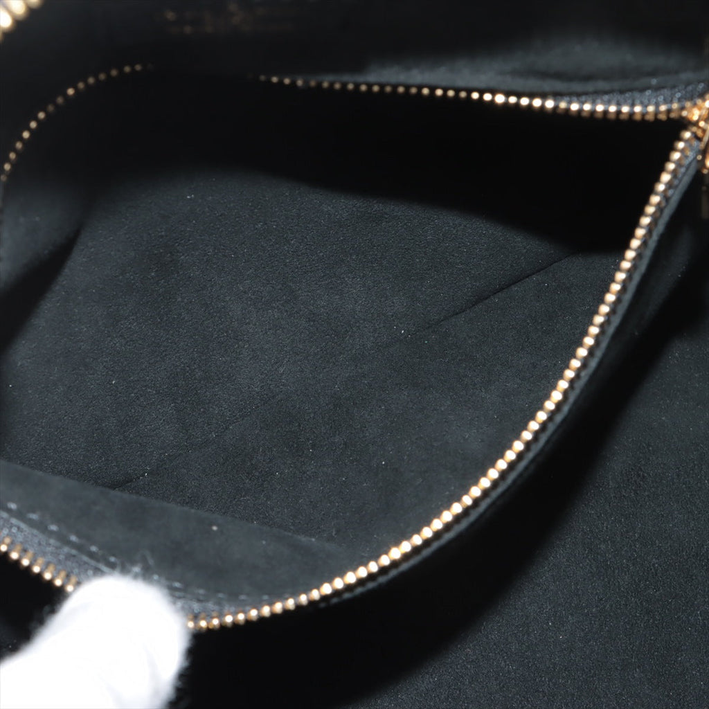 Louis Vuitton Noir Monogram Empreinte Leather Speedy Bandouliere 25 [Clearance Sale]