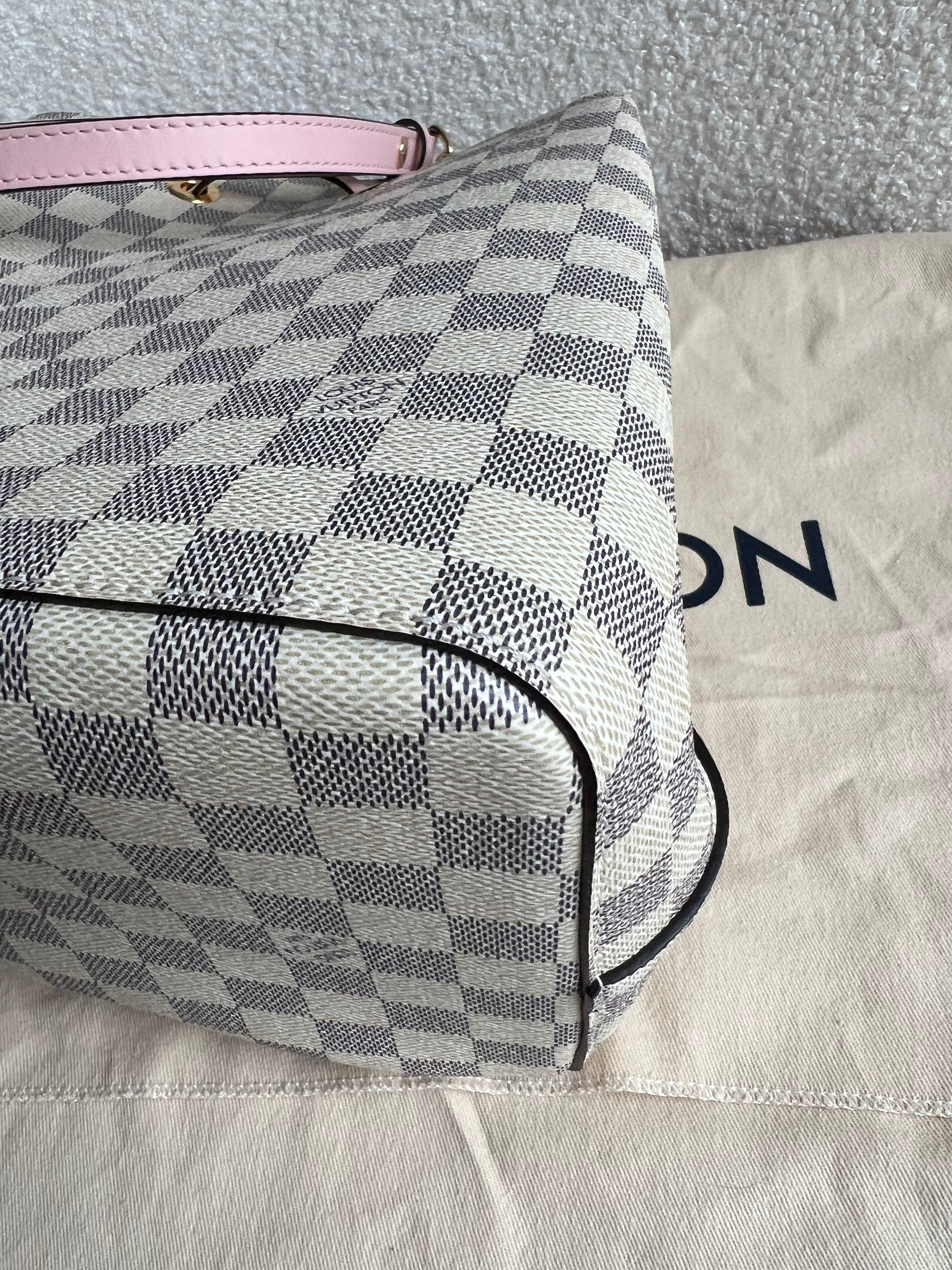 Louis Vuitton Neo Noe Damier Azur Rose Poudre (RRP £1,610)