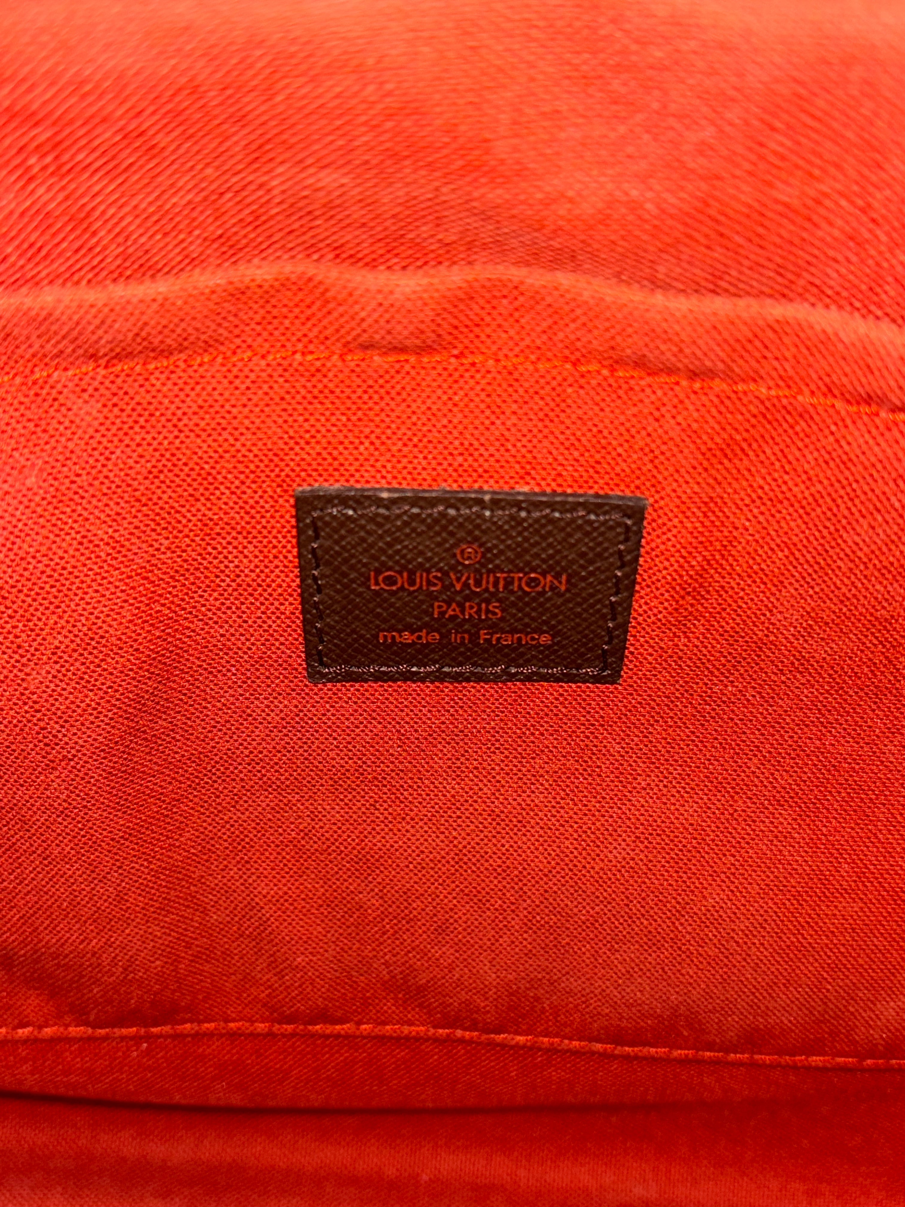 LOUIS VUITTON Damier Ebene Belem MM Shoulder Bag