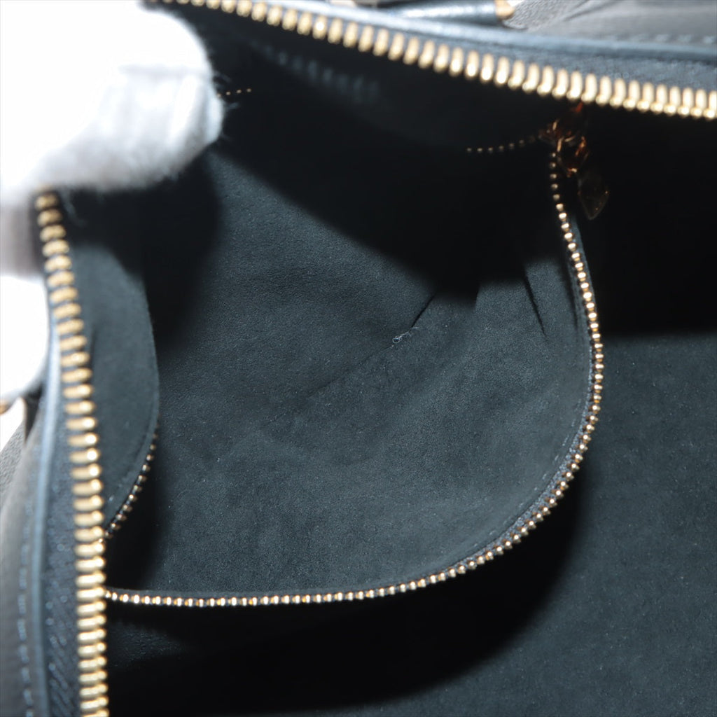 Louis Vuitton Noir Monogram Empreinte Leather Speedy bandouliere 25 [Clearance Sale]