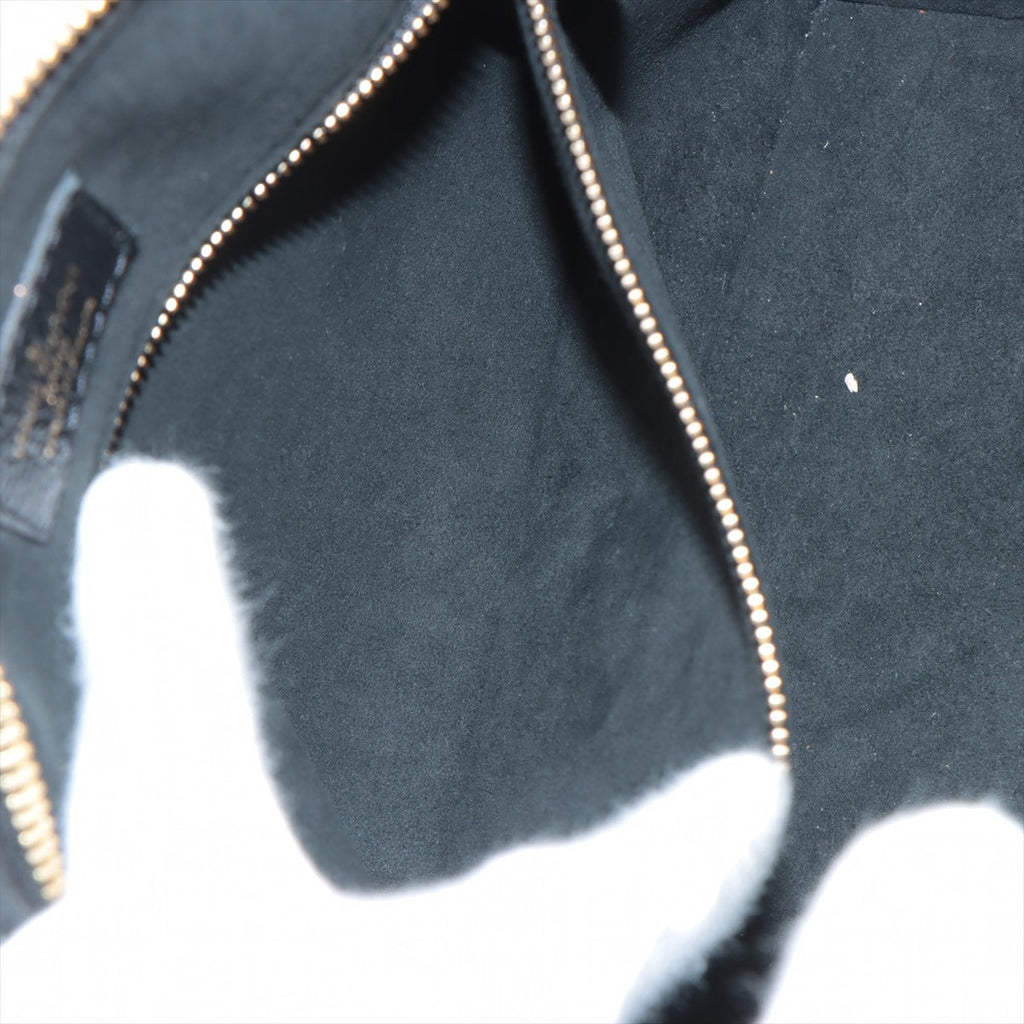 Louis Vuitton Noir Monogram Empreinte Leather Speedy Bandouliere 25 [Clearance Sale]