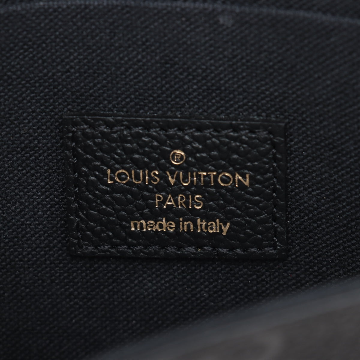 Louis Vuitton Noir Monogram Empreinte Leather Felicie Pochette [Clearance Sale]