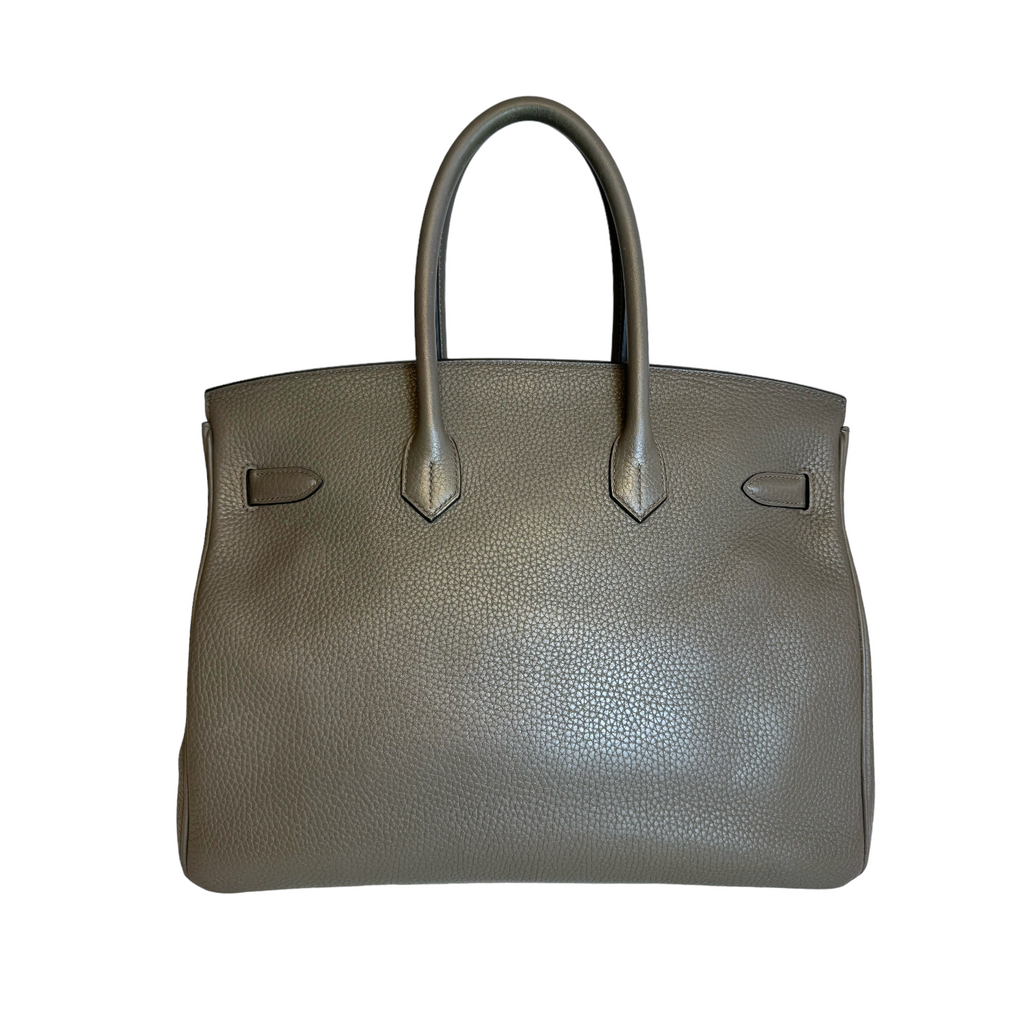 HermÃƒÆ’Ã‚Â¨s Birkin 35 Etain Clemence Palladium