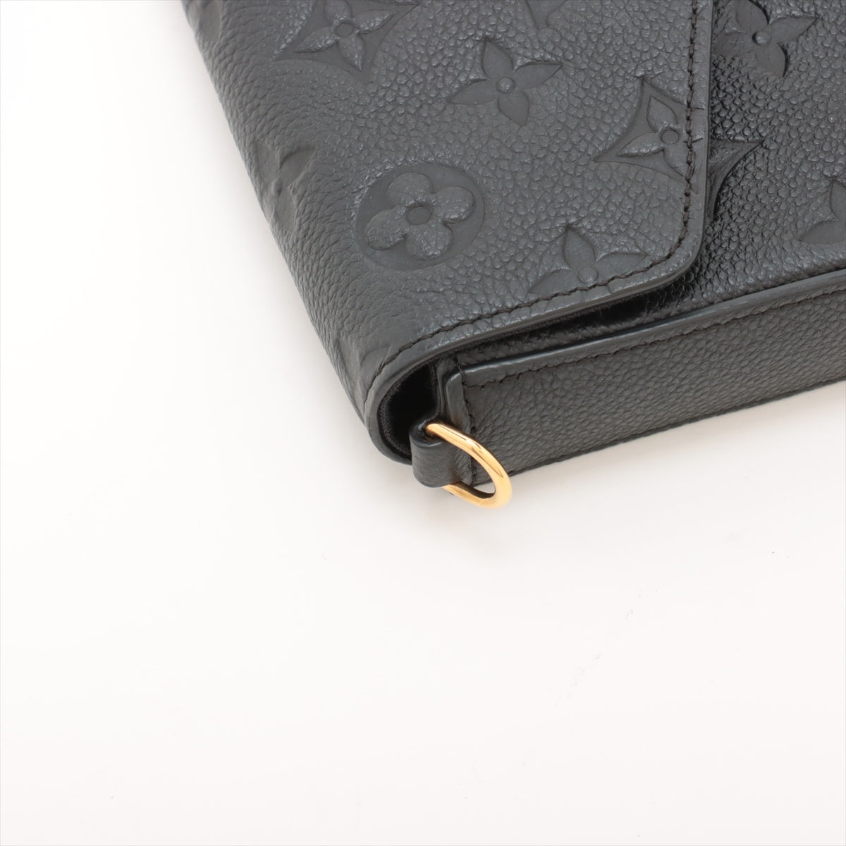 Louis Vuitton Noir Monogram Empreinte Leather Felicie Pochette [Clearance Sale]