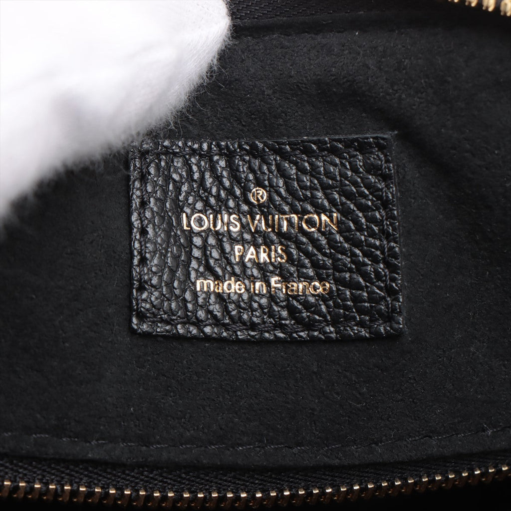 Louis Vuitton Noir Monogram Empreinte Leather Speedy Bandouliere 25 [Clearance Sale]