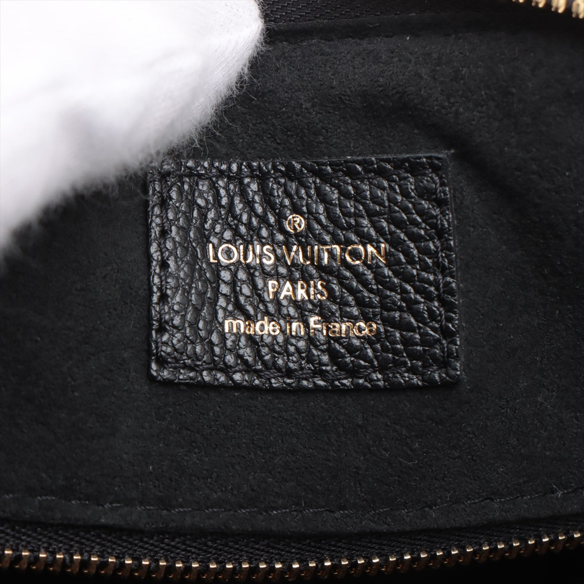 Louis Vuitton Noir Monogram Empreinte Leather Speedy Bandouliere 25 [Clearance Sale]