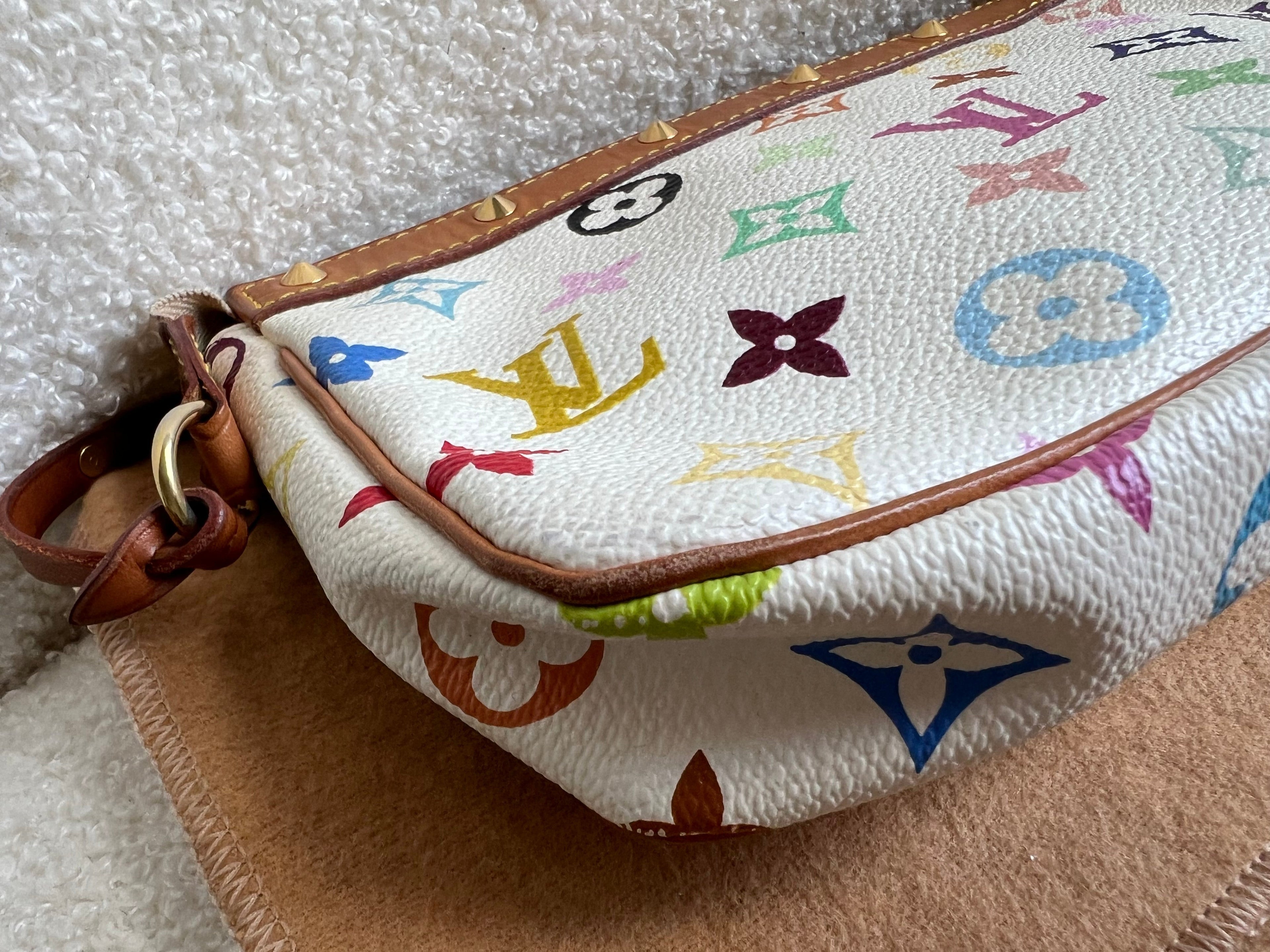 Louis Vuitton Pochette Accessoires White Multicolore