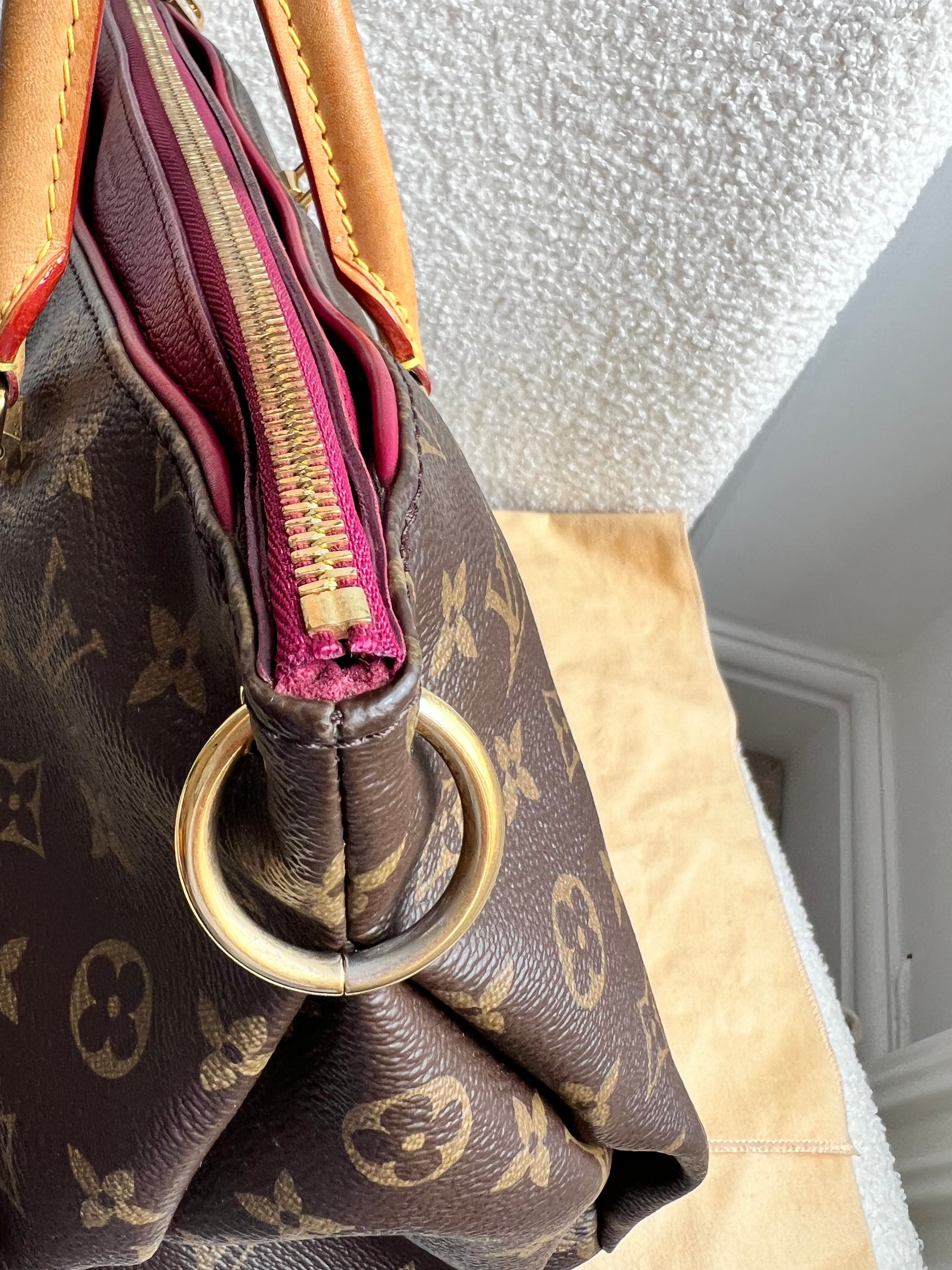 Louis Vuitton Pallas Tote in Monogram and Fuchsia (RRP £1960)